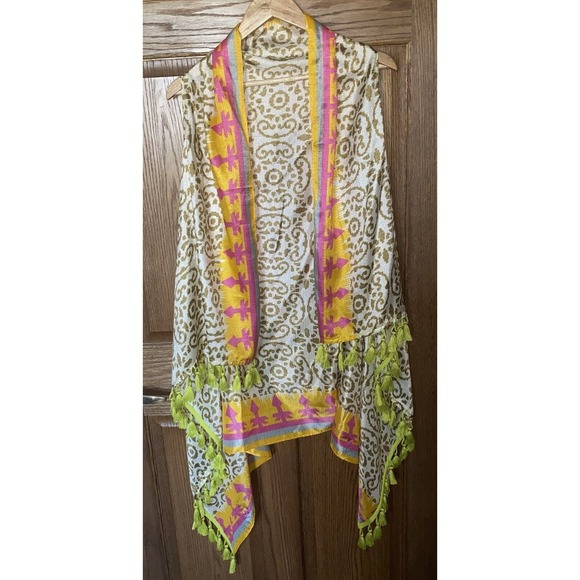 Soft Surroundings Cardigan Artsy Women’s Flowy Fringe One Size O/S - Picture 5 of 10